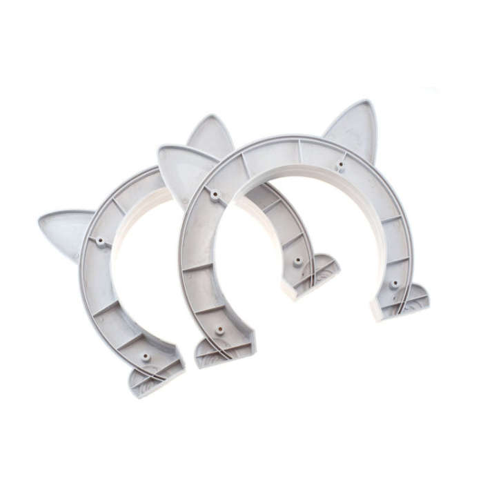 MM01 Can Control the Direction of Access Pet Door Flap Cat Door(White)
