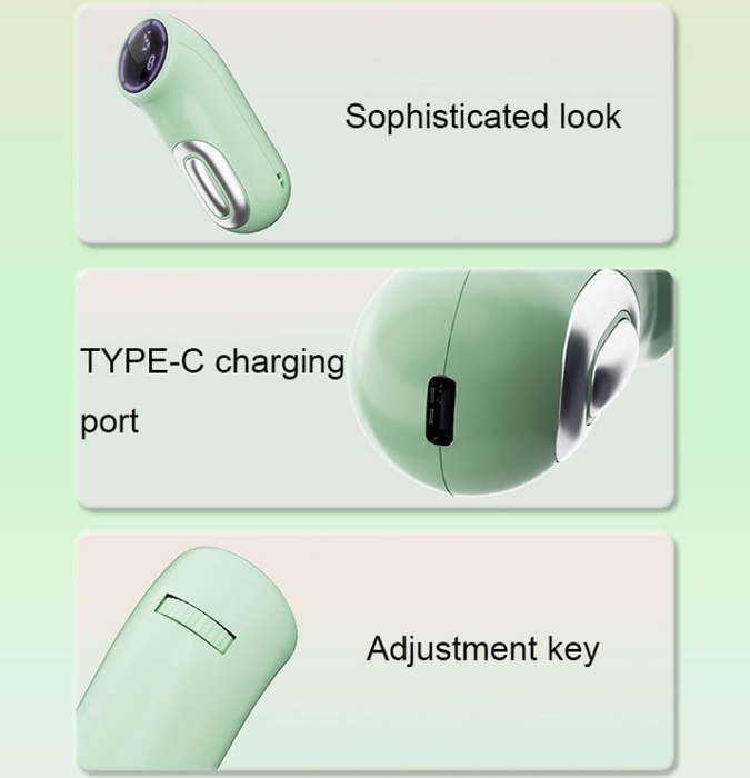 M006 CES Microcurrent Pulse Handheld Sleep Aid Home Physiotherapy Sleep Aid(White)