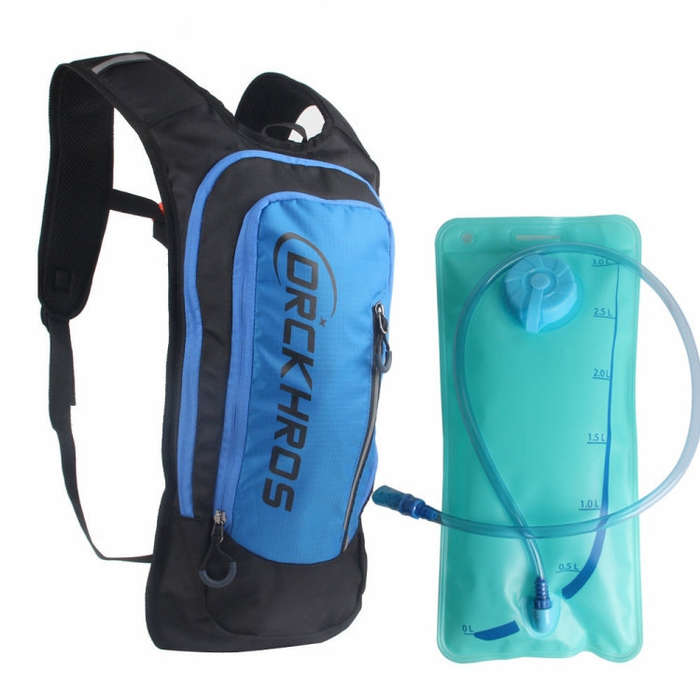 DRCKHROS DH116 Outdoor Cycling Sports Water Bag Backpack, Color: Blue+Water Bag