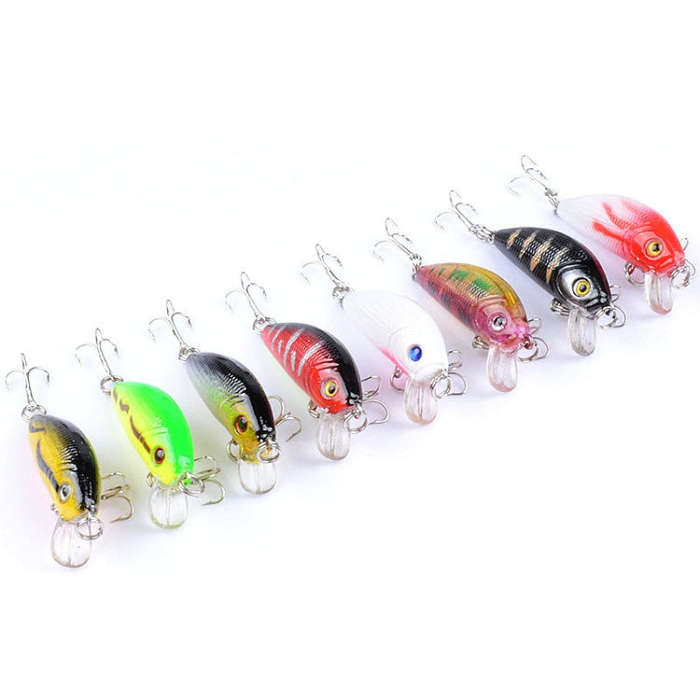 5 PCS M0081 5cm 3.6g Bionic Lure Mino Plastic Hard Lure(6)