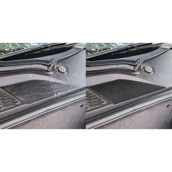 For Chevrolet Corvette C8 Left-Hand Drive Front Storage Vent Sticker(Black)