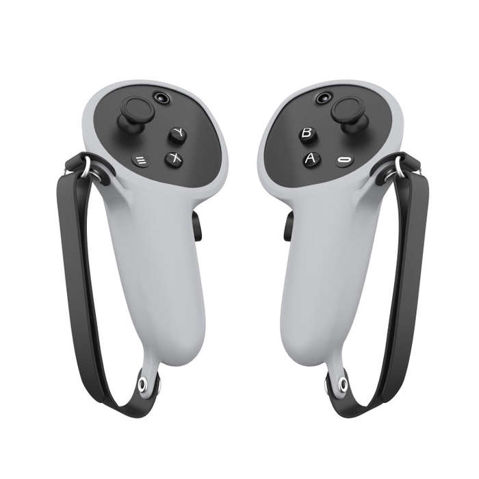 For Quest Pro 1 Pair Handle Silicone Case Cover VR Accessories(White)