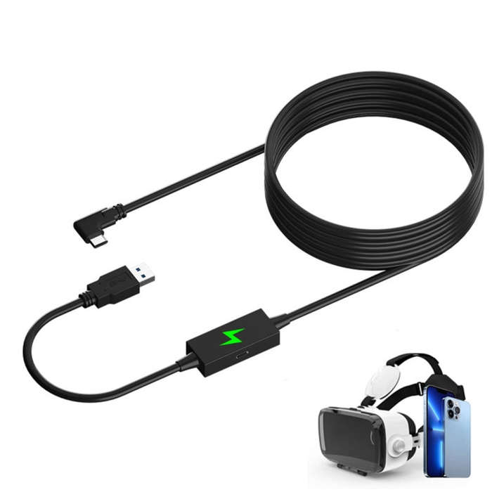 For Quest Pro USB To Type-C VR Headset Data Line Cable 5m
