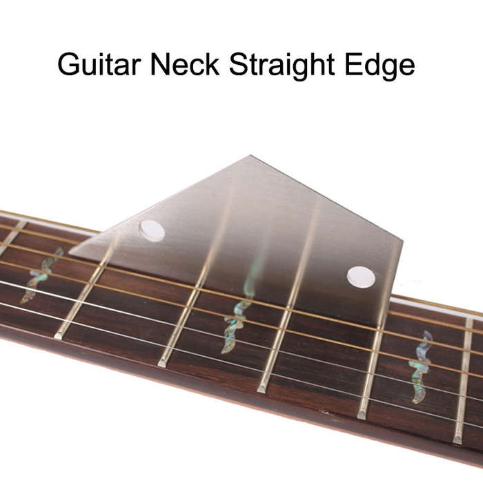 5PCS Stainless Steel Leveling Ruler Guitar Repair Measuring Ruler Tools