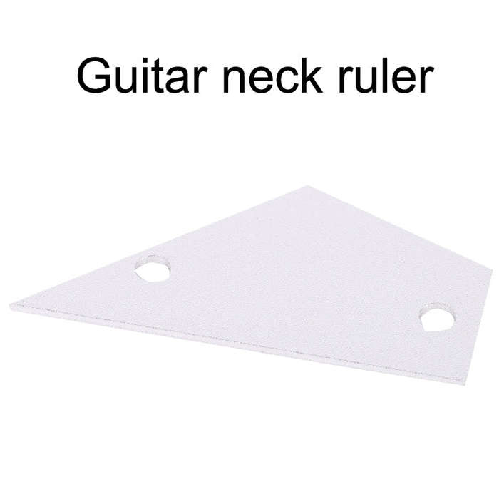 2PCS Aluminum Gold Leveling Ruler Guitar Repair Measuring Ruler Tools