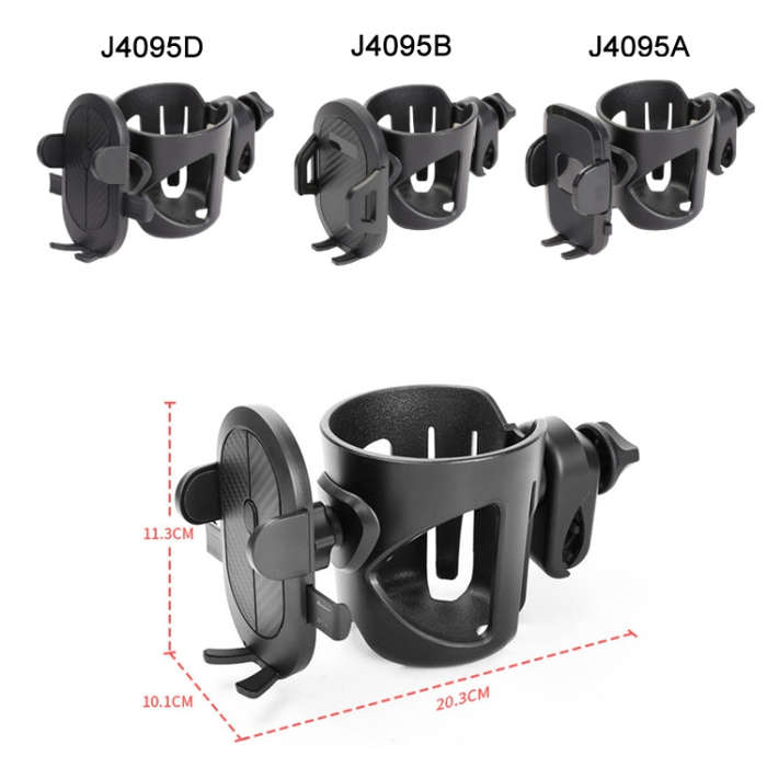 2 In 1 Stroller Bottle Drink Bottle Holder Mobile Phone Holder(J4095D)