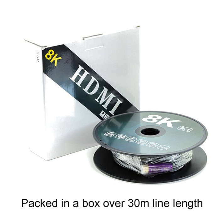 HDMI 2.1 8K 60HZ HD Active Optical Cable Computer Screen Conversion Line, Cable Length: 80m