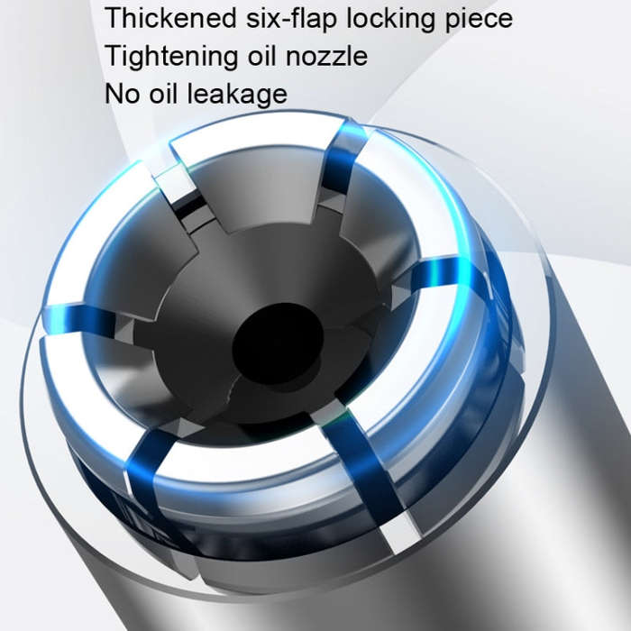 PC002 Lock Clamp Type High Pressure Grease Nozzle, Style: Butter Mouth+40cm Hose+3 Heads