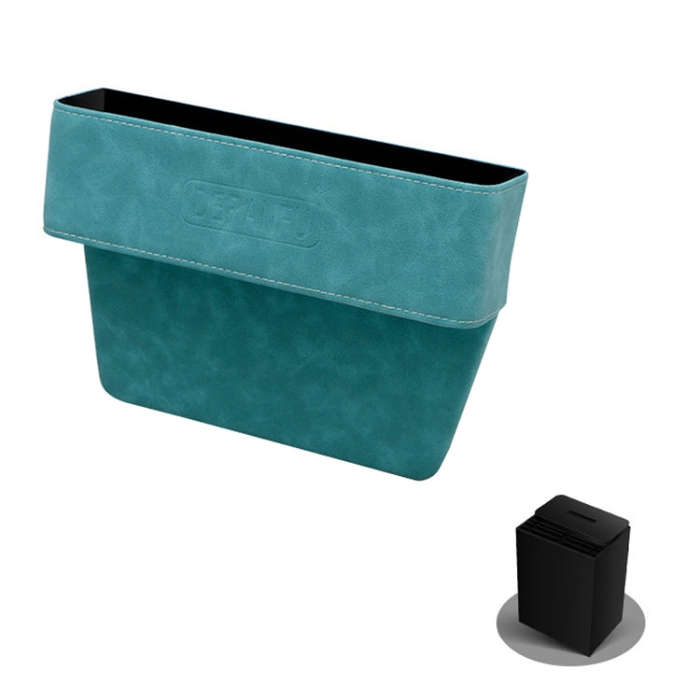 DE RAN FU Car Seat Storage Box Cup Holder Fur Citrine Phone Sundry Storage Box(Blue)