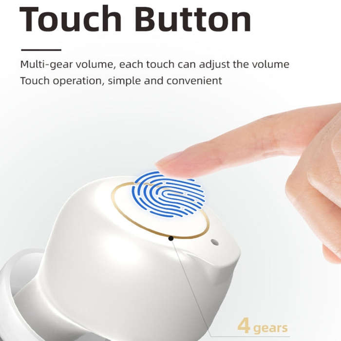 GM-902 Wireless Magnetic Charging Hearing Aids Elderly Sound Amplifier(Red Blue+Black)