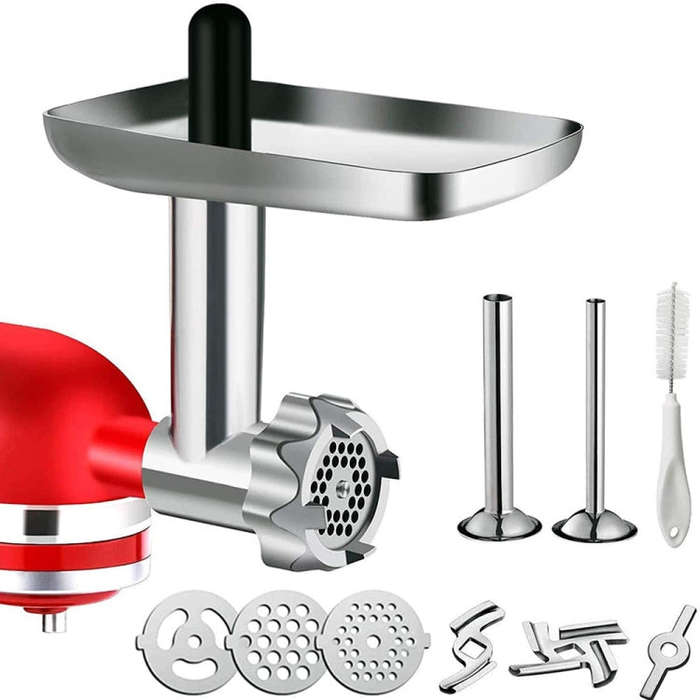 KA-09 For KitchenAid Minced Meat Head Minced Meat And Noodle Machine General Accessories(As Sohow)