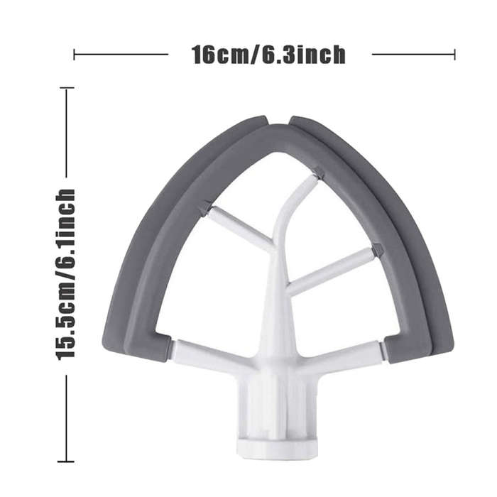 KA-5A For KitchenAid Tilt-Head Mixers 4.5-5QT Flex Edge Beater With Flexible Silicone Edges