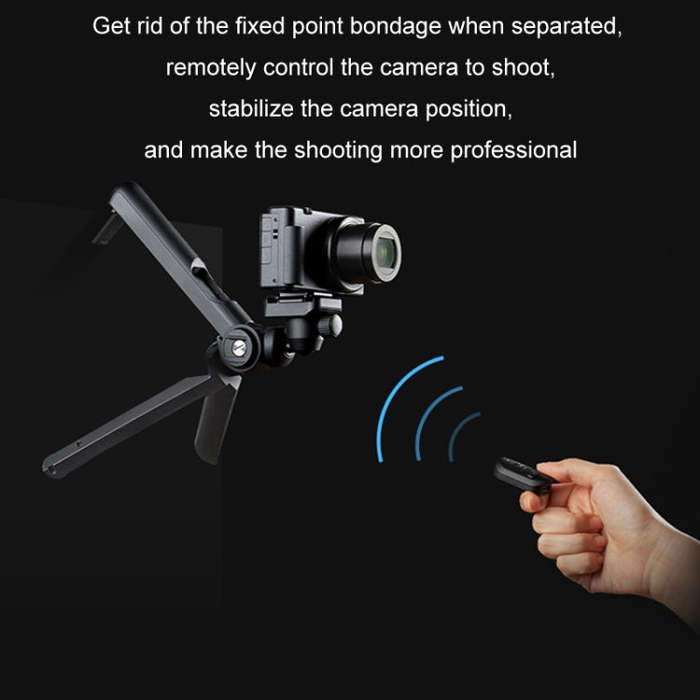 PGYTECH Camera Mobile Phone Desktop Pan Tilt Handheld Tripod, Specification: White