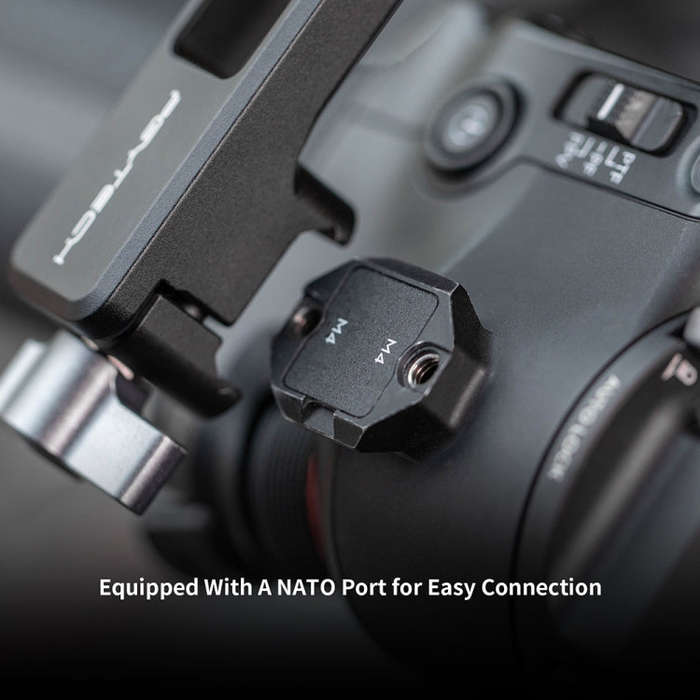 PGYTECH Mini Focus Handgrip Mount For DJI Ronin RS 3/RS 3 Pro/RS 2/RSC 2(Black)