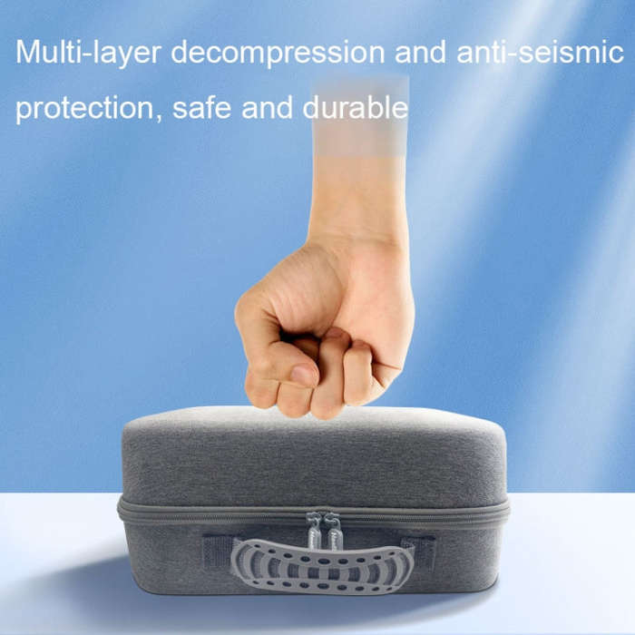 For Pico 4 HBV-494 EVA Anti-shock and Drop-proof VR Glasses Storage Bag(Grey)