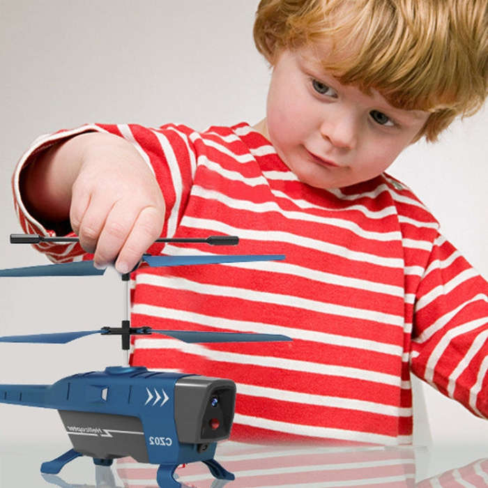 HeiFeng CZ02 Obstacle Avoidance Remote Control Aircraft, Color: 2.5CH Green