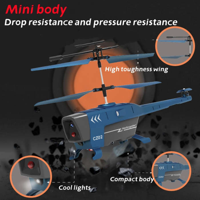 HeiFeng CZ02 Obstacle Avoidance Remote Control Aircraft, Color: 2.5CH Green