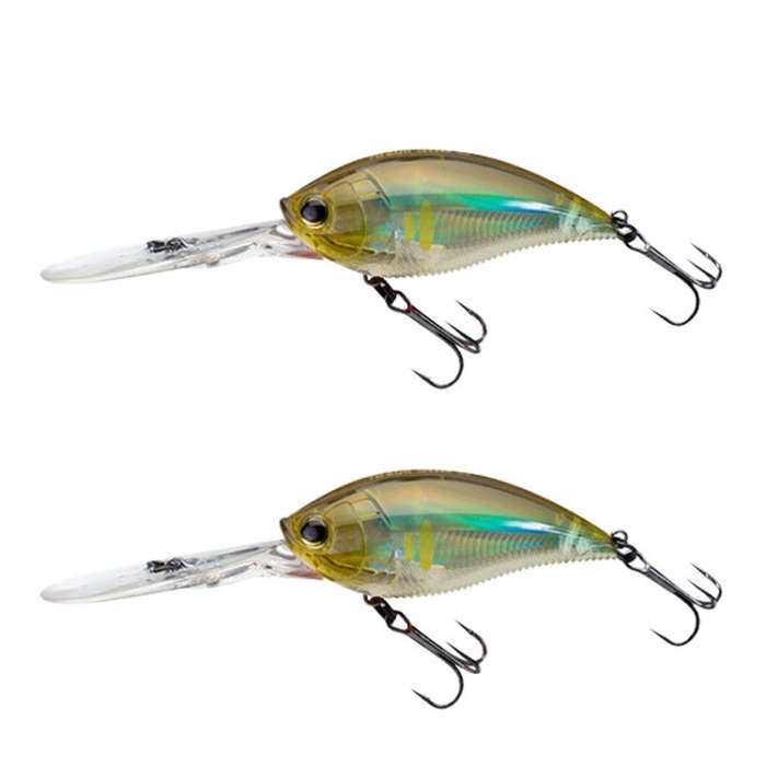 CB033/C 2pcs Inner Laser Deep Dive Sea Fishing Rock Fat Fake Bait Plastic Stiff Bait