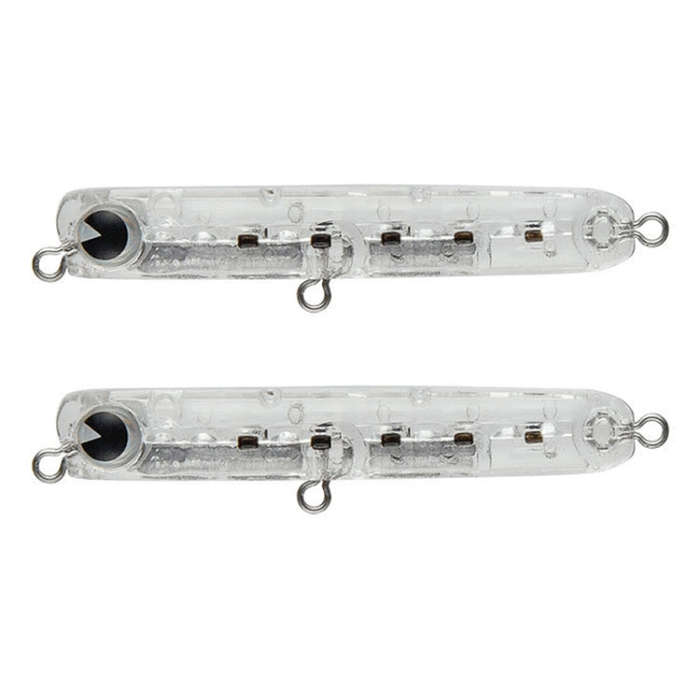2pcs 4.8g 60mm Microbacter Pencil Top Horse Mouth Lure Bait Bionic Bait(D)