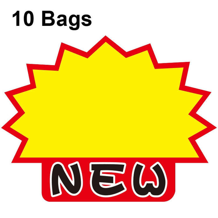 WM-003 10bags 25x19cm Explosion Sticker Product Price Tag Supermarket Price Label