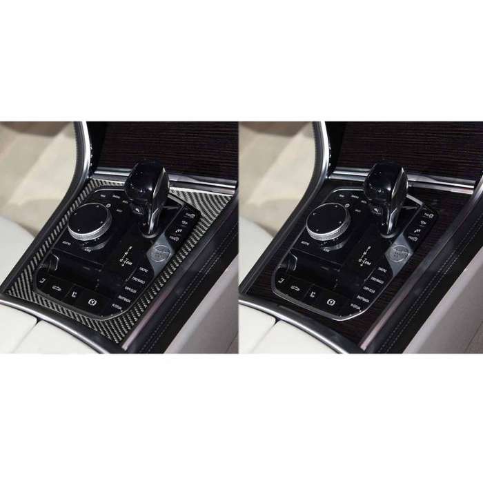 For 2019-2024 BMW 8 Series G14 Right-Hand Drive Central Control Shift Panel Frame Sticker(Red)