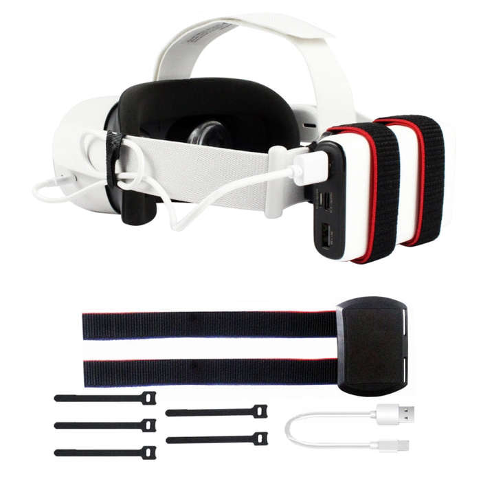 For Quest / Quest 2 VR All-in -one Charging Belt Accessories(Black)