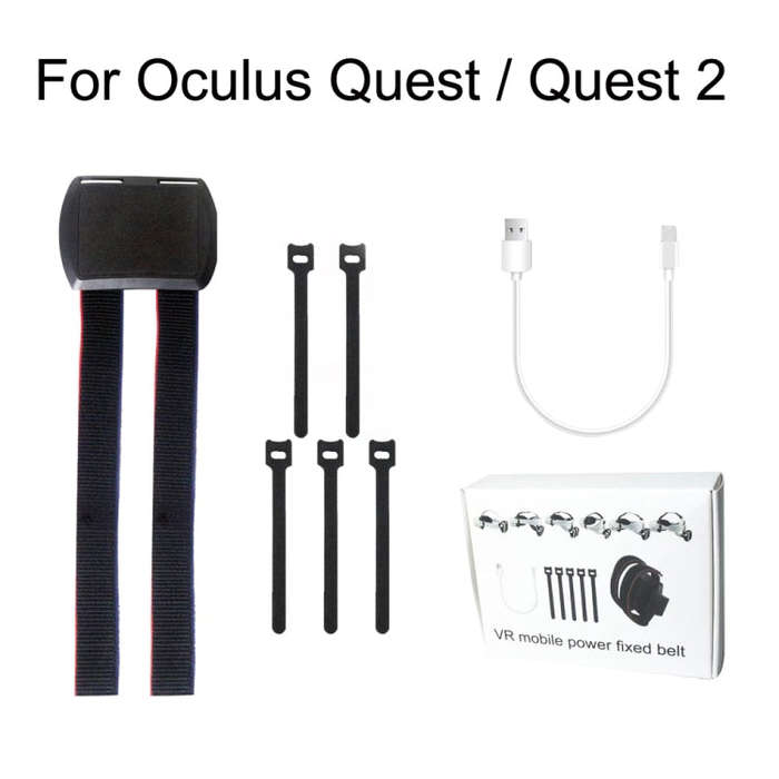 For Quest / Quest 2 VR All-in -one Charging Belt Accessories(Black)