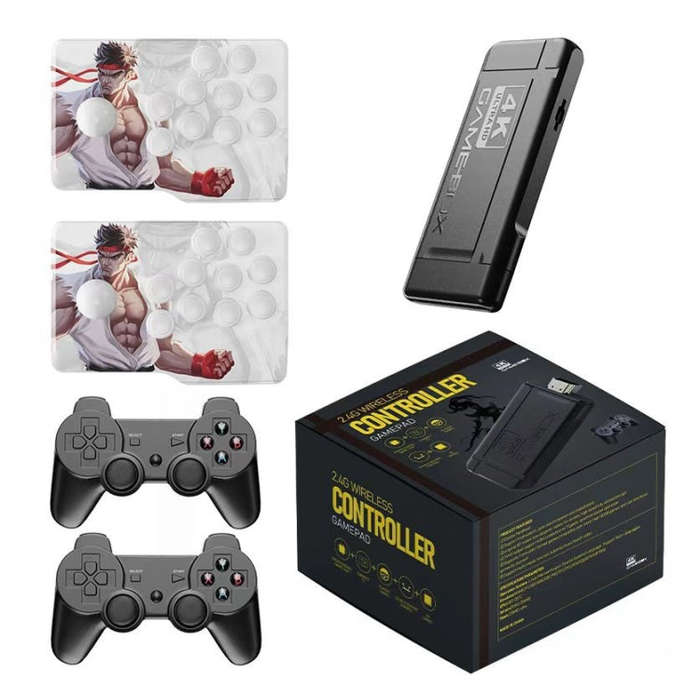 K9 Game Console Home TV Double Battle Simulator 64G Wireless Built-in 15000 Games