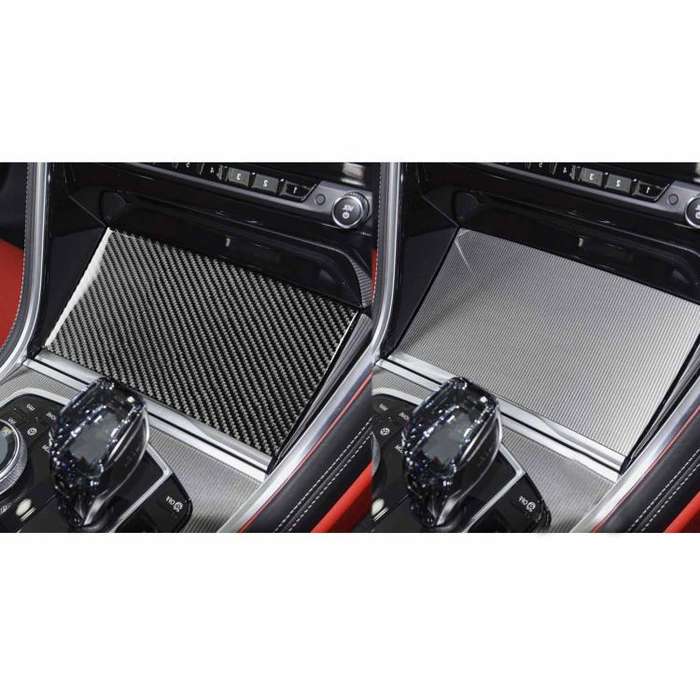For 2019-2024 BMW 8 Series G14 Left-hand Drive Central Control Storage Box Sliding Panel Sticker(...