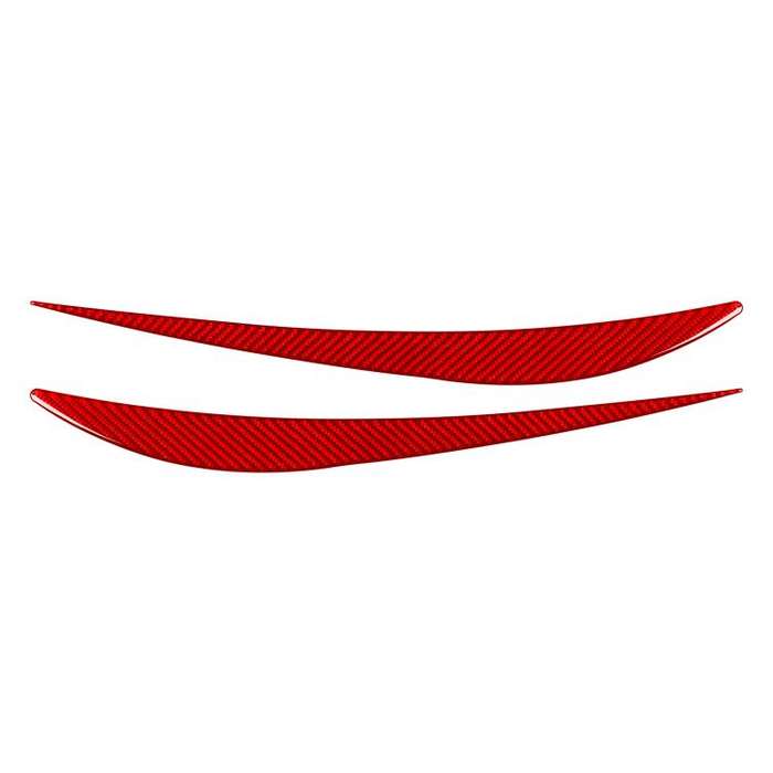 For 2019-2024 BMW 8 Series G14 2pcs /Set Universal Headlight Eyebrow Sticker(Red)