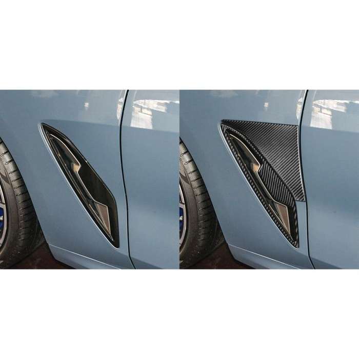 For 2019-2024 BMW 8 Series G14 4pcs /Set Universal Front Fender Stickers(Black)