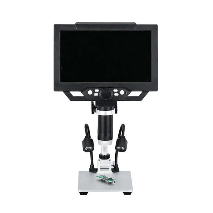 G1600 1-1600X Magnification 9 Inch Electron Microscope, Style: With Battery EU Plug