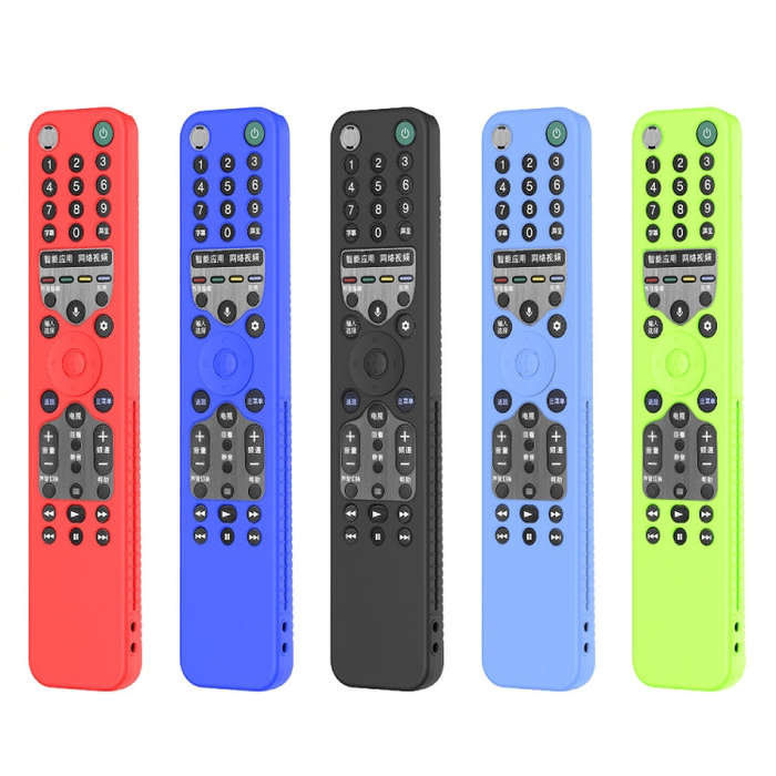 Y46 Remote Control Anti-Fall Silicone Protective Case For Sony RMF-TX600C/P/U/E 500U/E(Blue)