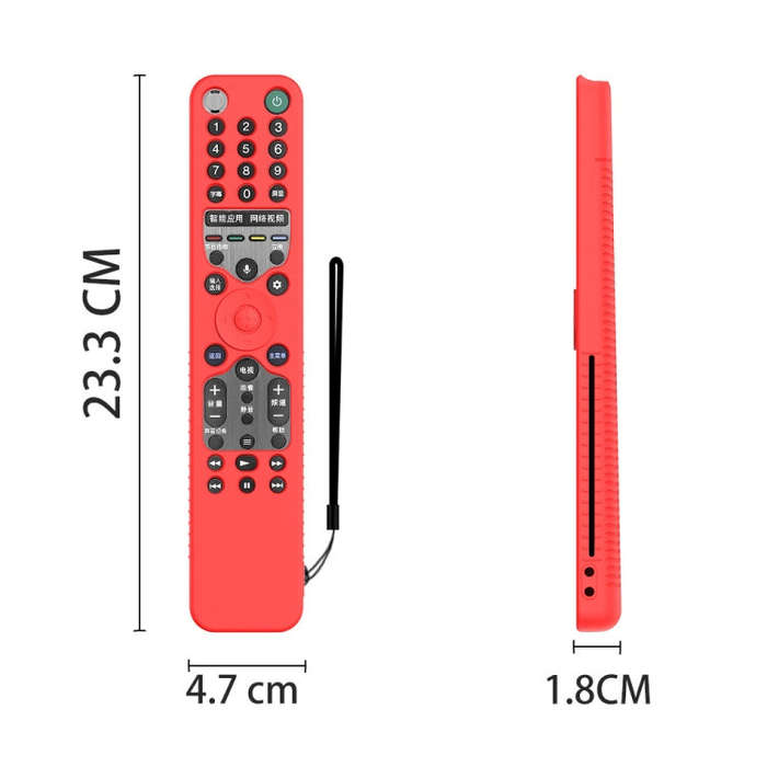 Y46 Remote Control Anti-Fall Silicone Protective Case For Sony RMF-TX600C/P/U/E 500U/E(Luminous G...