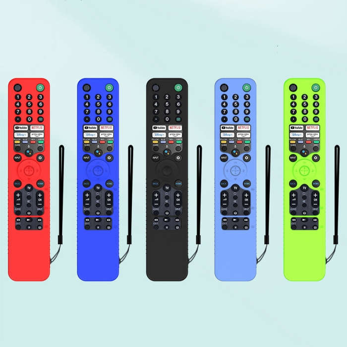 For Sony RMF/MG3-TX520U Y52 Voice Remote Anti-Drop Silicone Protective Cover(Blue)