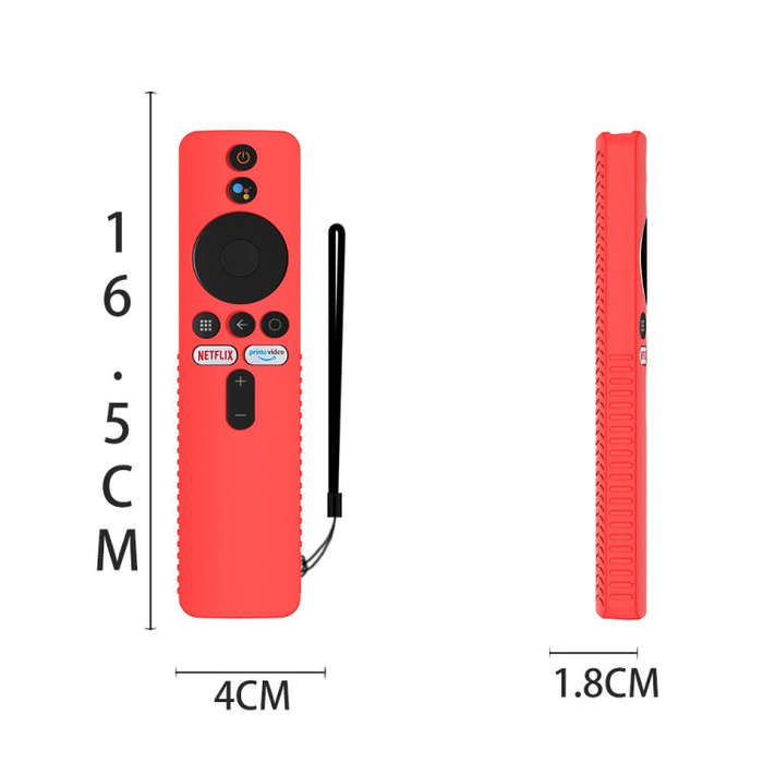 For Xiaomi 4K TV Stick Y48 Remote Control Anti-Drop Silicone Protective Cover(Black)