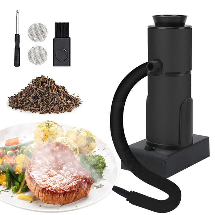 SK303 Upgrade Model Black Kitchen Tool Handheld Smoke Detector Household Molecular Dishes Steak S...