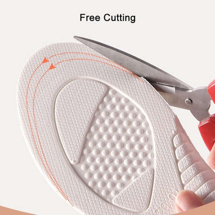 3pairs Winter Velvet Insoles Warm Inner Height Increase Insoles  2.5cm Beige(44)