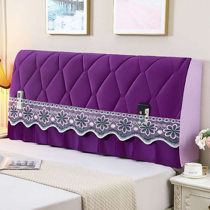Bedside All-Inclusive Anti-Collision Quilted Thick Fabric Protective Cover, Size: 60x120cm(Eight ...