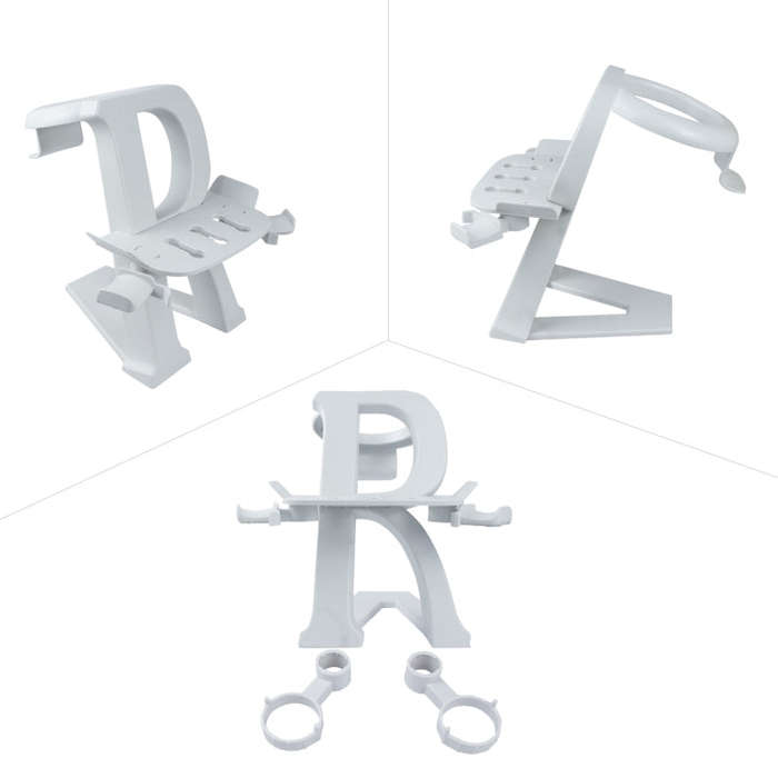 For Quest 2 /Pico 4 /Pro VR Headset Display Stand Holder Mount(White)