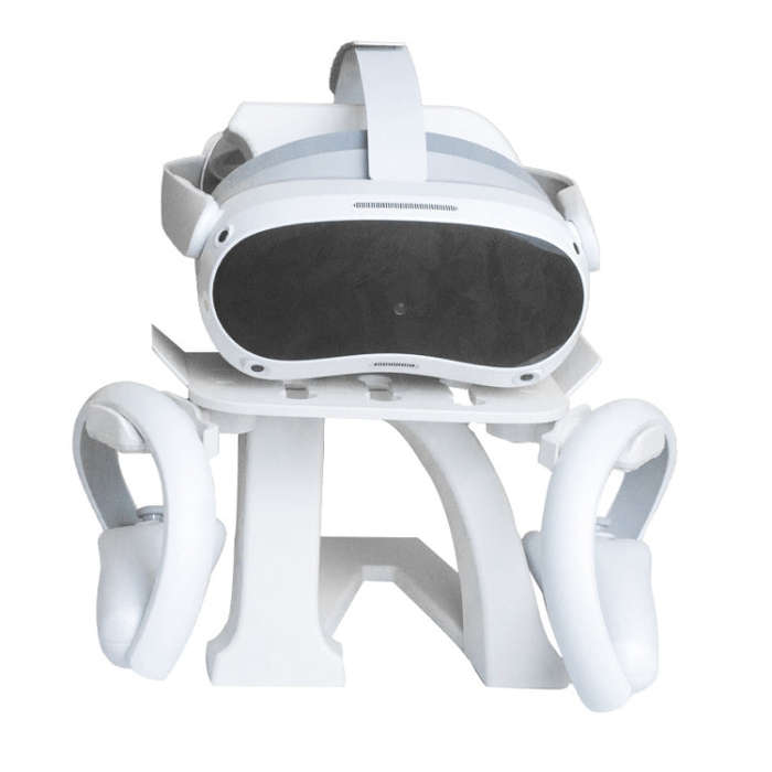 For Quest 2 /Pico 4 /Pro VR Headset Display Stand Holder Mount(White)