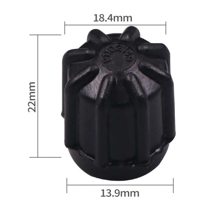 20pcs Car Air Conditioner Dustproof Plastic Valve Leakproof Cap(Small)