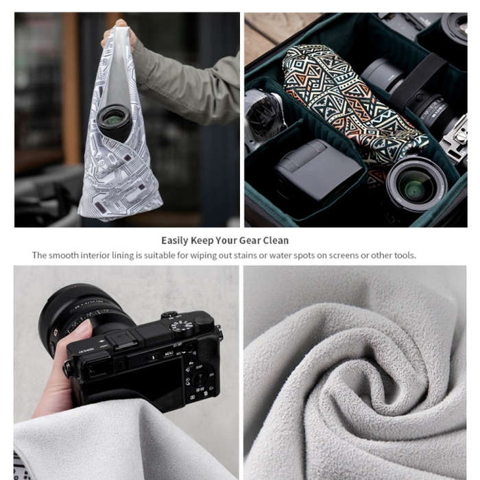 PGYTECH Folding Photography Camera Protective Wrap Cloth Cover(Art Geometry)