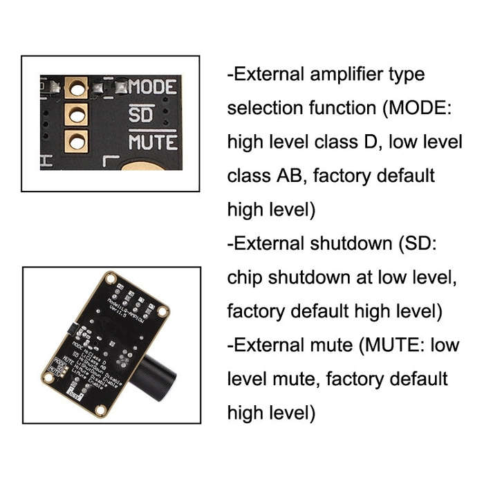 PAM8406 Digital Power Amplifier Board DIY Small Speaker 5W+5W Dual Channel Stereo Doco Ding 5V Am...