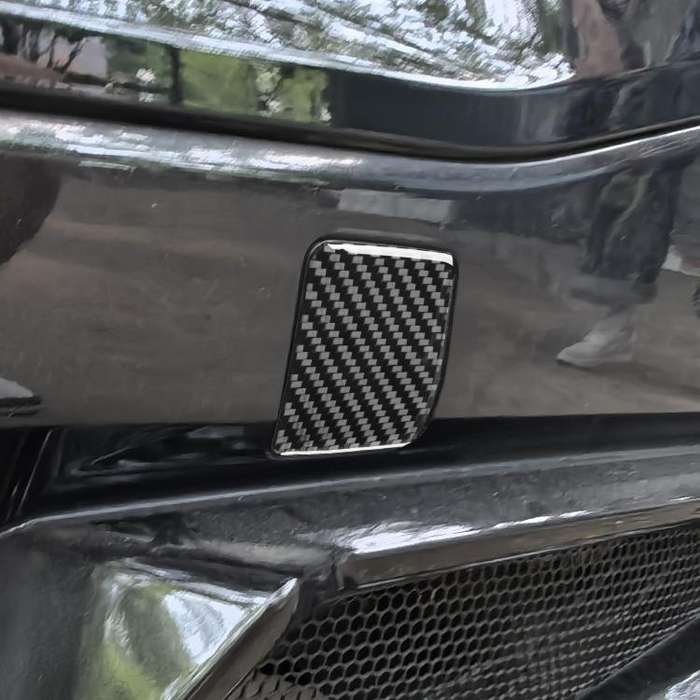 For Chevrolet Corvette C8 2pcs /Set Trailer Hook Sticker(Black)