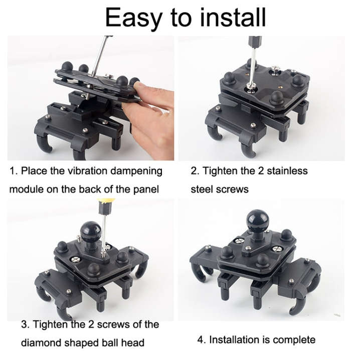 Battery Car Bicycle Cycling Navigation Silicone Shock Absorption Holder