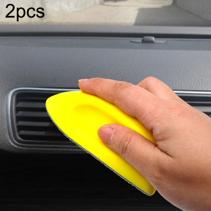 2pcs Car Sewing Multi-function Nano Clean Brush Interior Leather Seat Remove Dirt and Clean Brush...