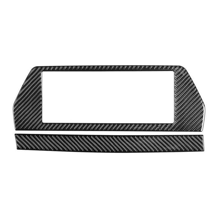 For 2019-2024 BMW 8 Series G14 Left-hand Drive 2pcs /Set Navigation Screen Frame Sticker(Black)