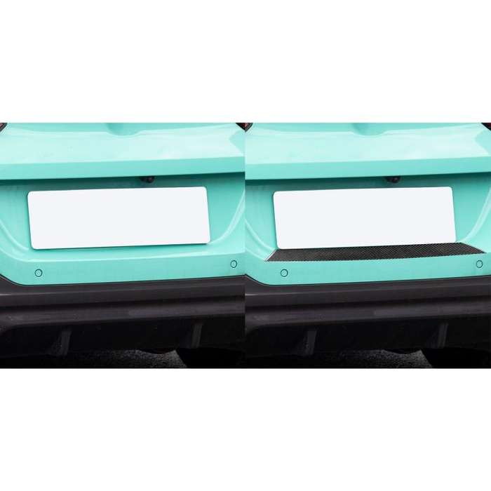 For 2019-2024 BMW 8 Series G14 Universal External Rear Guard Plate Sticker(Black)