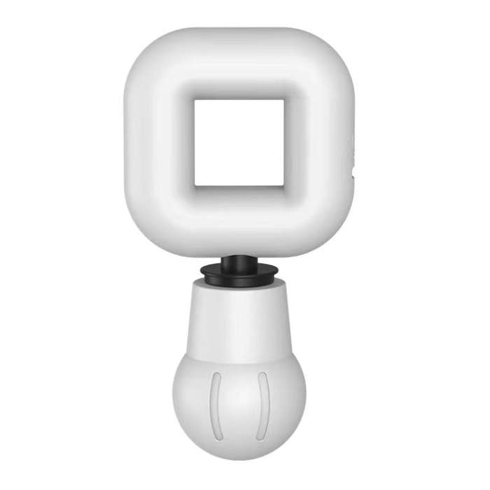 TS201 Square Muscle Relaxation Wireless Fascia Gun Mini Adjustable Portable Massager(White)